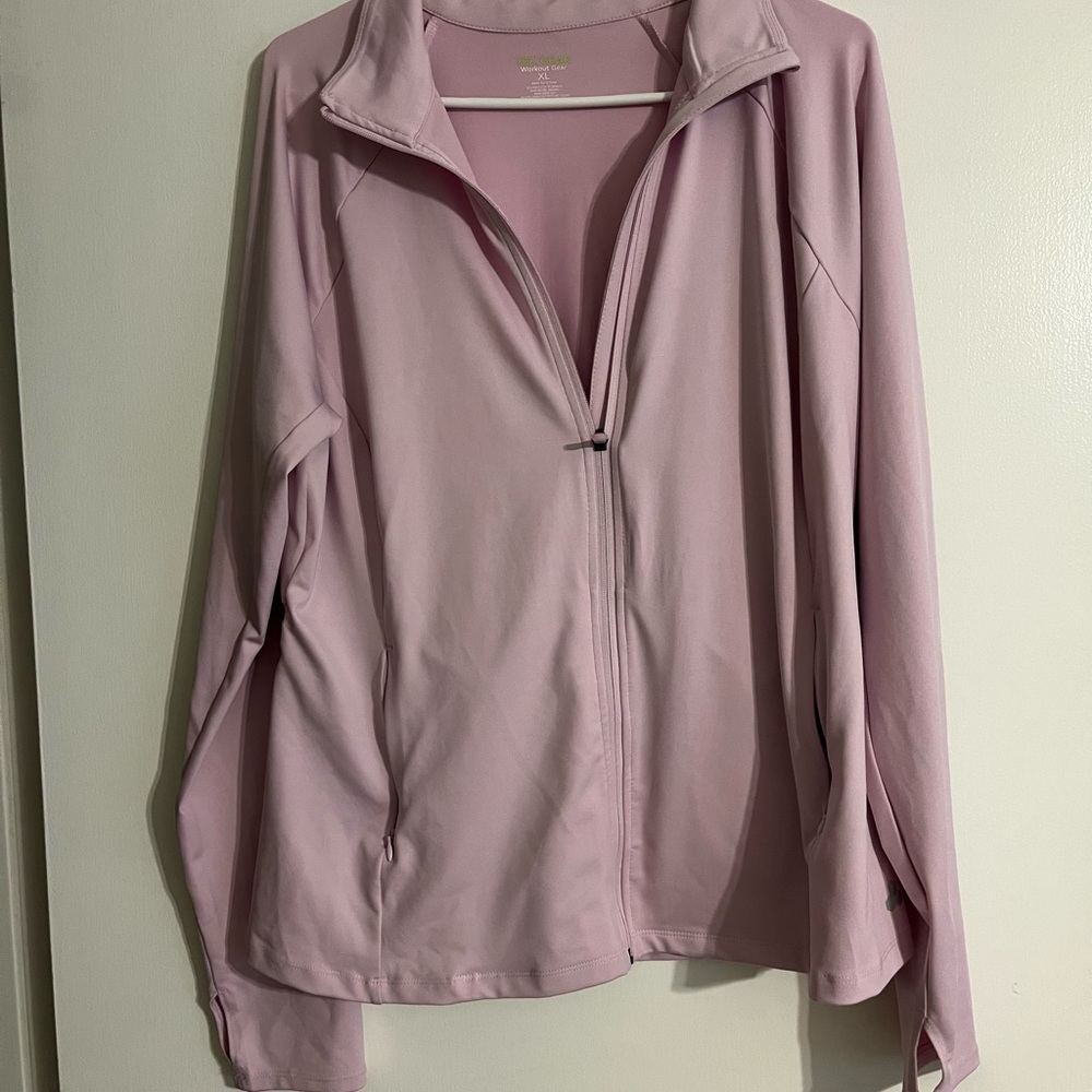 Tek Gear Pink Utility Jacket Lightweight Performance